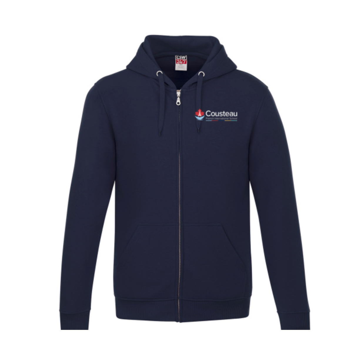 Full-zip Hoodie - Navy