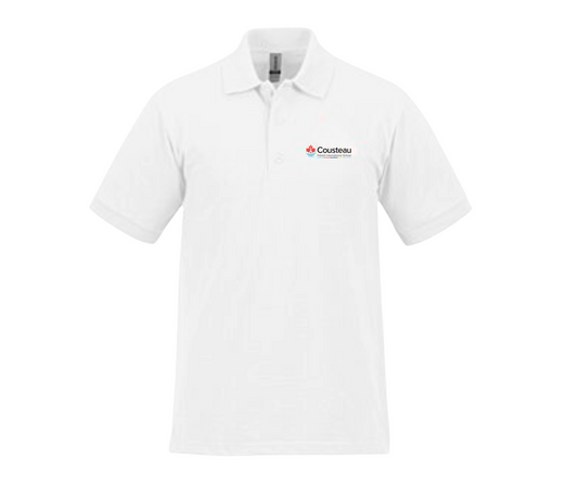 Cousteau School polo - White